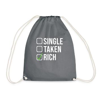 Cadeau unique - Sac de sport léger - gris - Devant
