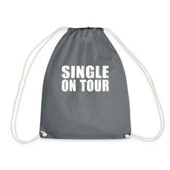 Single Gift - Drawstring Bag - grey - Front