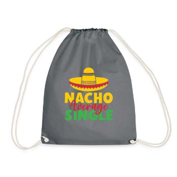 Single Gift - Drawstring Bag - grey - Front