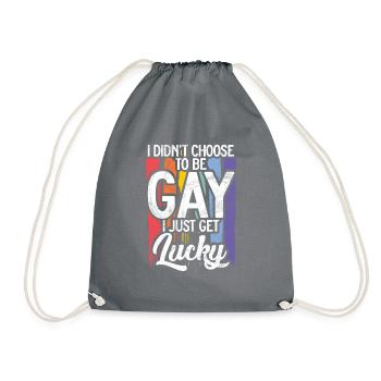 Gay Gifts - Turnbeutel - Grau - Vorne