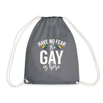 Gay Gifts - Turnbeutel - Grau - Vorne