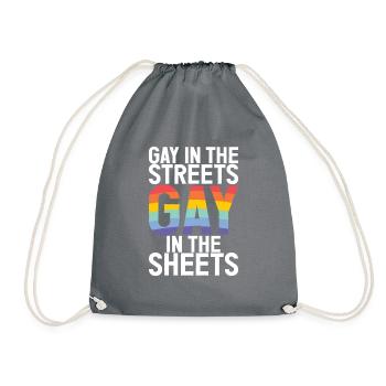 Gay Gifts - Turnbeutel - Grau - Vorne