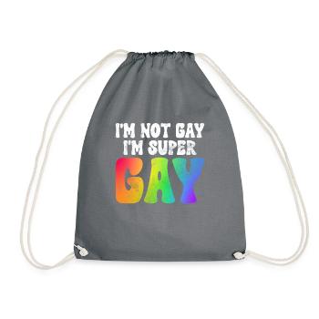 Gay Gifts - Turnbeutel - Grau - Vorne