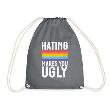 Gay Gifts - Turnbeutel - Grau - Vorne