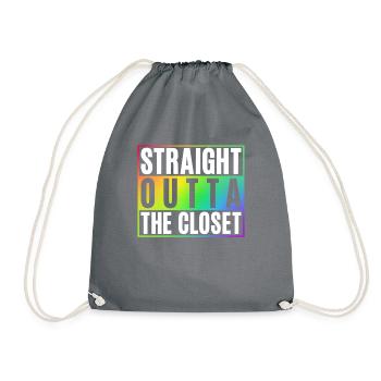 Gay Gifts - Turnbeutel - Grau - Vorne