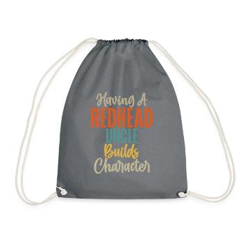 Redhead Gifts - Turnbeutel - Grau - Vorne