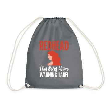 Redhead Gifts - Turnbeutel - Grau - Vorne