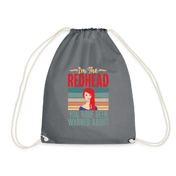 Redhead Gifts - Turnbeutel - Grau - Vorne