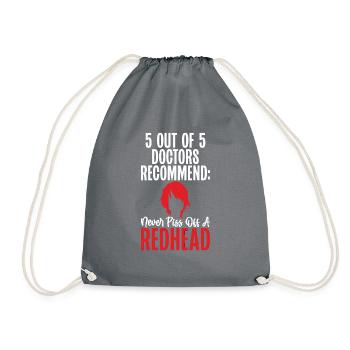 Redhead Gifts - Turnbeutel - Grau - Vorne