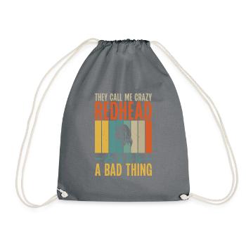 Redhead Gifts - Turnbeutel - Grau - Vorne