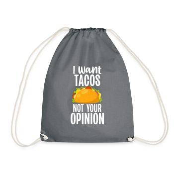Cadeaux de graisse drôles - Sac de sport léger - gris - Devant