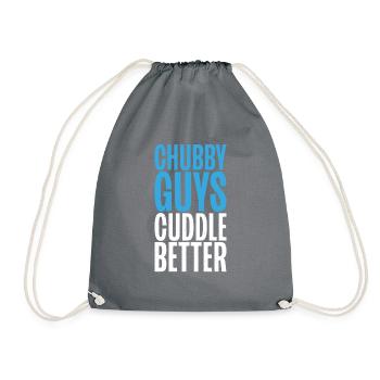 Cadeaux de graisse drôles - Sac de sport léger - gris - Devant