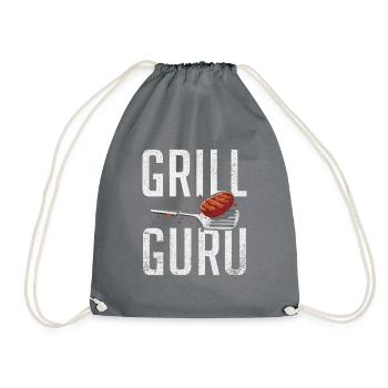 Grill Barbecue Grilling - Turnbeutel - Grau - Vorne