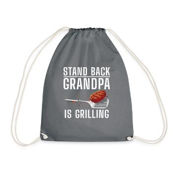 Grillades Barbecue Grillades - Sac de sport léger - gris - Devant