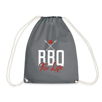 Grillades Barbecue Grillades - Sac de sport léger - gris - Devant