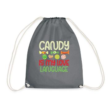 Candy Gift - Turnbeutel - Grau - Vorne