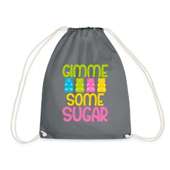 Candy Gift - Turnbeutel - Grau - Vorne