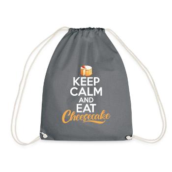Cadeau de gâteau au fromage - Sac de sport léger - gris - Devant