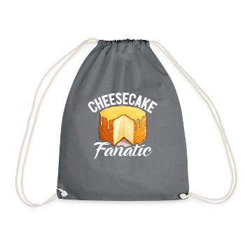 Cheesecake Gift - Drawstring Bag - grey - Front