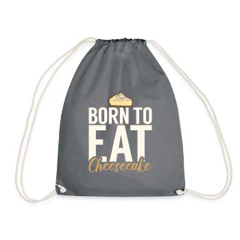 Cadeau de gâteau au fromage - Sac de sport léger - gris - Devant