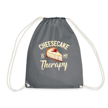 Cadeau de gâteau au fromage - Sac de sport léger - gris - Devant