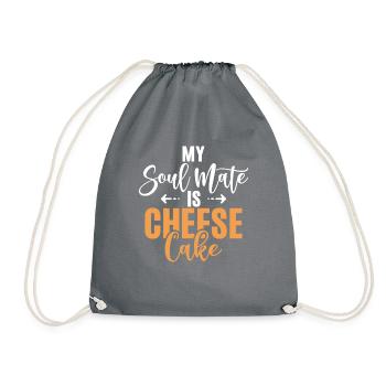 Cadeau de gâteau au fromage - Sac de sport léger - gris - Devant