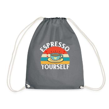Coffee Gifts - Turnbeutel - Grau - Vorne