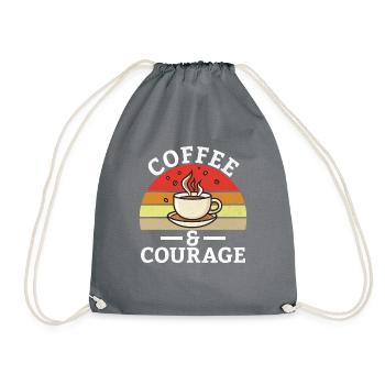 Coffee Gifts - Turnbeutel - Grau - Vorne