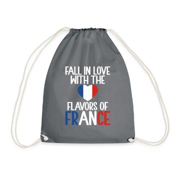 Cadeaux de cuisine française - Sac de sport léger - gris - Devant