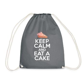 Cadeau de gâteau d’amant de gâteau - Sac de sport léger - gris - Devant