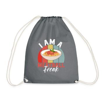 Cadeaux pour les amateurs de boulettes de viande - Sac de sport léger - gris - Devant