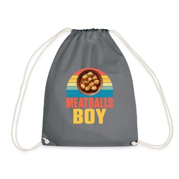 Cadeaux pour les amateurs de boulettes de viande - Sac de sport léger - gris - Devant