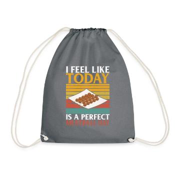 Cadeaux pour les amateurs de boulettes de viande - Sac de sport léger - gris - Devant