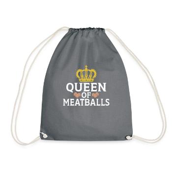 Cadeaux pour les amateurs de boulettes de viande - Sac de sport léger - gris - Devant