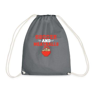 Cadeaux pour les amateurs de boulettes de viande - Sac de sport léger - gris - Devant