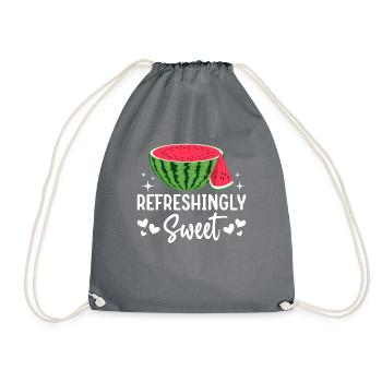 Melon Poison - Drawstring Bag - grey - Front