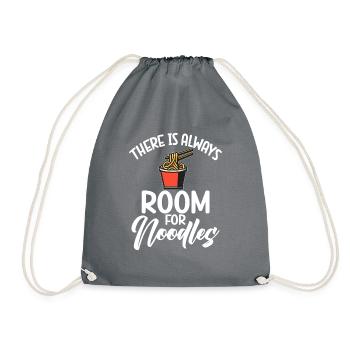 Noodle Lover Gifts - Turnbeutel - Grau - Vorne