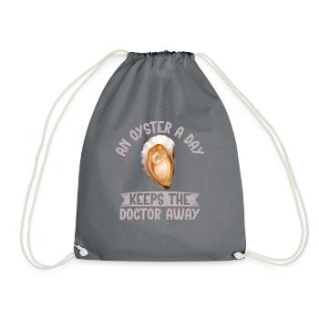 Oyster Gifts - Turnbeutel - Grau - Vorne