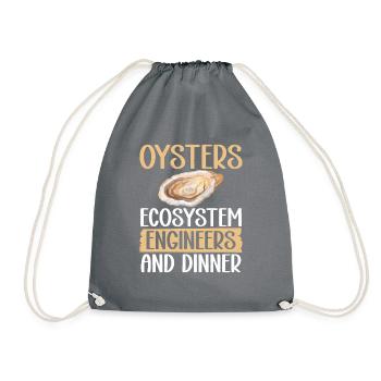 Oyster Gifts - Turnbeutel - Grau - Vorne