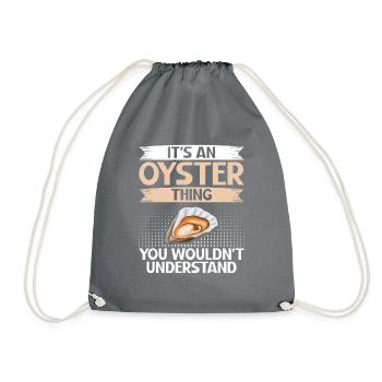 Oyster Gifts - Turnbeutel - Grau - Vorne