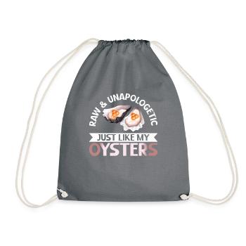Oyster Gifts - Turnbeutel - Grau - Vorne