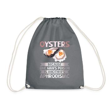 Oyster Gifts - Turnbeutel - Grau - Vorne