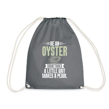Oyster Gifts - Turnbeutel - Grau - Vorne