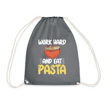 Cadeaux pour les amateurs de pâtes - Sac de sport léger - gris - Devant