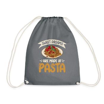 Cadeaux pour les amateurs de pâtes - Sac de sport léger - gris - Devant