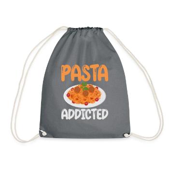 Pasta Lover Gifts - Turnbeutel - Grau - Vorne