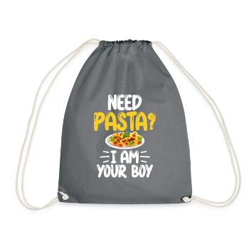 Cadeaux pour les amateurs de pâtes - Sac de sport léger - gris - Devant