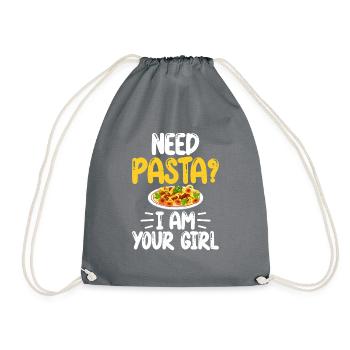 Cadeaux pour les amateurs de pâtes - Sac de sport léger - gris - Devant
