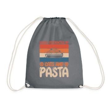 Cadeaux pour les amateurs de pâtes - Sac de sport léger - gris - Devant