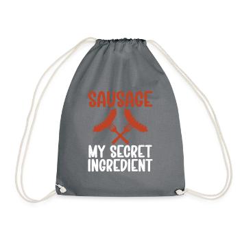Sausage Lover - Turnbeutel - Grau - Vorne